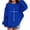 Blue, variant on Mercatoo Girls Graphic Sweatshirt Cr𝗼𝘀s Heart Oversized Pullover Tops Soft Casual Cotton Crewneck Hoodies Y2𝗞 Streetwear Sweater Coat