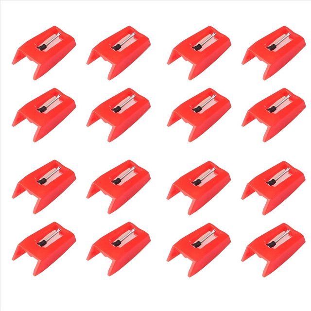 Agujas de 16 Piezas para Tocadiscos. Agujas de Aguja de Repuesto Universales Agujas Aguja de Repuesto para Tocadiscos de Vinilo