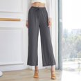 thumbnail image 1 of WILLBEST Pantalones de Pierna Ancha, Cintura Alta, Rectos, Para Entrenamiento de Danza Moderna, Estilo Clásico, Pantalones Casuales Para Mujer, Yoga, Elásticos, Adecuados Para Cualquier Ocasión., 1 of 4