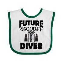 Inktastic Future Scuba Diver Boys or Girls Baby Bib