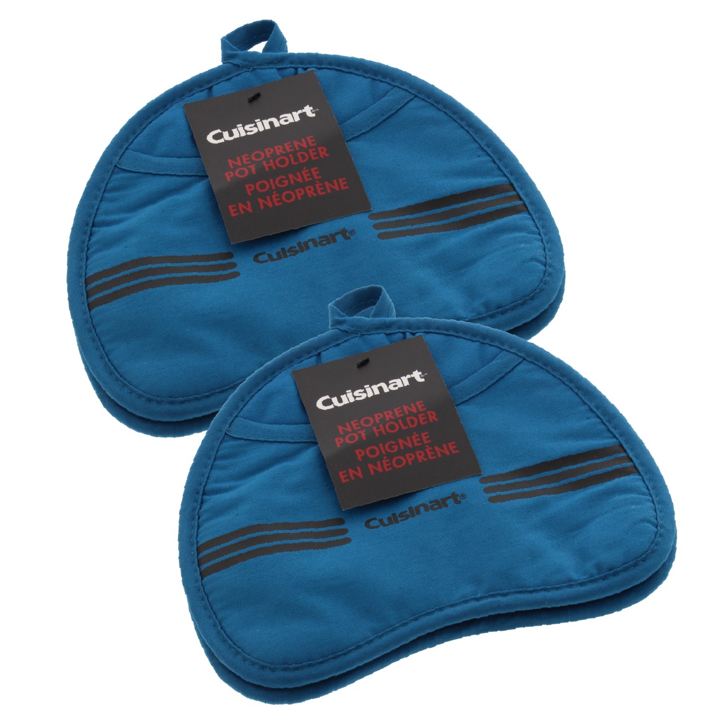 Cuisinart Kidney Shaped Potholder w/Neoprene and Pocket for Easy
