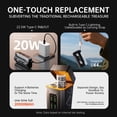 thumbnail image 2 of Power Bank AURYNTHRA Power Exchange de 25000 mAh con base de carga, 2 of 7