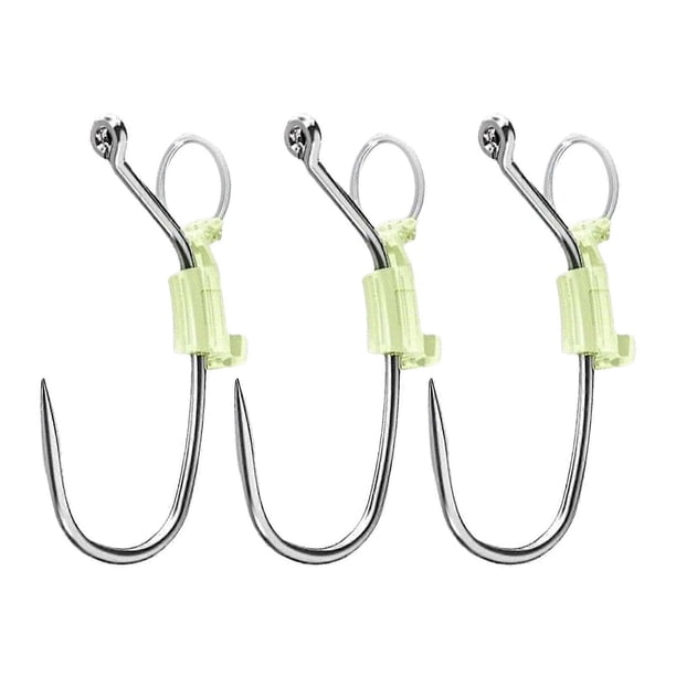 Luminously Live Shrimp Hook Freshwater Shrimp Walkers Heavy Duty Metal Barbed Fishhooks Fishing Accessories Easy to Use