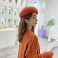 thumbnail image 4 of CoCopeanut Fashion Autumn Winter Hat Wool Berets French Artist Beret Women Painter Hat Vintage Girls Berets Female Warm Walking Cap Beanies, 4 of 6