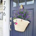 thumbnail image 4 of 8 Bunches of Artificial Lavender Flowers for Outdoor Decoration with Artificial Flowers Anti-ultraviolet Non-fading Artificial Plastic Plants Garden Porch Window Frame Decoration, 4 of 8