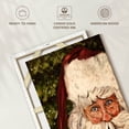 thumbnail image 6 of Elephant Stock Secret Santa Wall Art - Vertical Canvas Wall Art - Living Room Wall Decor - Holiday Canvas - Red And Beige Decor By Patricia Pinto - 8" x 12", 6 of 8