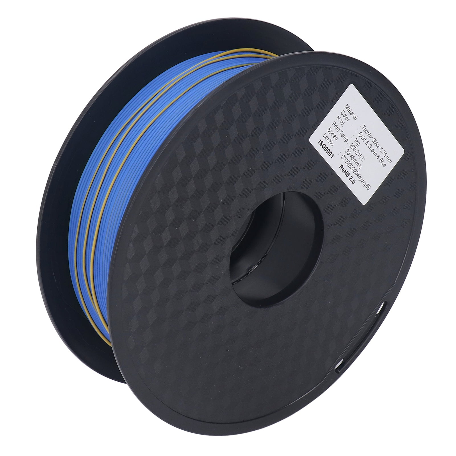 3D Printer Filament Tricolor Filament 1.75mm PLA Filament Consumable Printing Material for Model Crafting Bienvenido