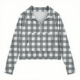 thumbnail image 4 of Bnwani Long Sleeve Toddler Shirts Plain Hoodless Fleece Lattice Tops 7-8 Years, 4 of 5