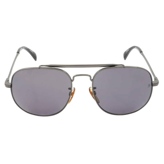 David Beckham Polarized Grey Pilot Men's Sunglasses DB 7004/S 0V81/M9 57