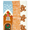 Gingerbread/Multi, variant on Fuzzy Babba Women's Holiday Candy Cane Cozy Socks, 3-Pack, Size 4-10