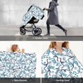 thumbnail image 7 of Yiaed Hand Drawn Snake Print Baby Car Seat Canopy Carrier Cover, Breathable Nursing Cover for Breastfeeding,Multi-Use Infant Carseat Stroller Cover, 7 of 7