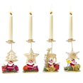 thumbnail image 2 of Christmas Wrought Iron Candlestick Ornaments Decoration Candle Holder Decor, 2 of 7