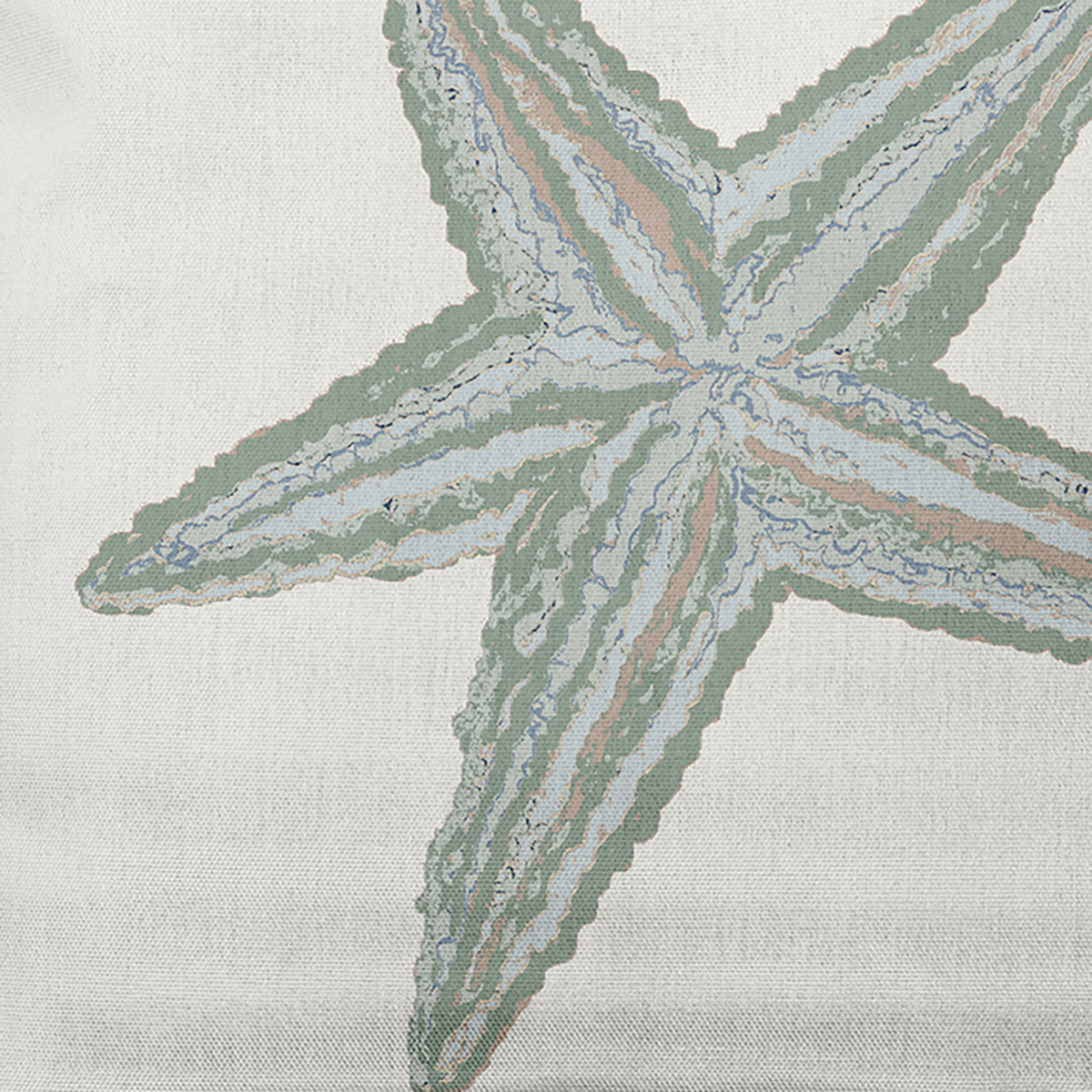 Simply Daisy 14" x 20" Starfish Nautical Decorative Indoor Pillow