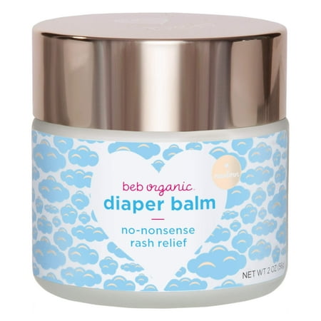 BEB Organic Diaper Balm. Green Tea and Calendula Protective Ointment and Rash Cream for Preemies, Newborns and Babies (2 oz / 56