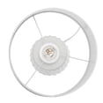 thumbnail image 5 of Mod Lighting and Decor Pleated Base Table Lamp with Tapered Shade - 17.5" - White, 5 of 9