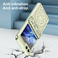 thumbnail image 5 of Allytechgroup Galaxy Z Flip5 Case, Hinge Protection Shockproof PC Back Cover Ani-Scratch Luxury Bumper Phone Case for Samsung Galaxy Z Flip 5, Green, 5 of 7