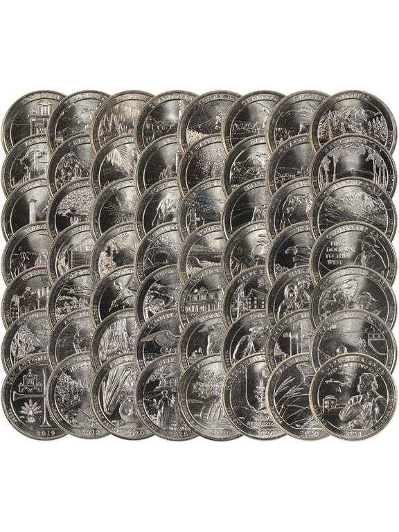 2010-2021 National Park Quarter 56 Coin Uncirculated Set