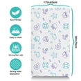 thumbnail image 5 of Seahorse Fish Ocean Dog Food Mat – Marine Creatures Pet Feeding Mat 17x30, Non-Slip, Absorbent, Quick Dry, Waterproof, Easy Clean, 5 of 7