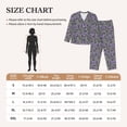 thumbnail image 4 of Sikiie Purple Butterflies Pajamas for Women Set, Womens Pajama Sets, Lounge Sets for Women, 2pjs for Women-Small, 4 of 7