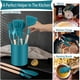 thumbnail image 5 of Juego de utensilios de cocina coloridos de 12 piezas Juego de utensilios de cocina de silicona con soporte Herramientas de cocina resistentes al calor Turner para cocinar Antiarañazos Antiad, 5 of 5