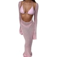 thumbnail image 1 of DGMIOCS Pièces Maillot de Bain Deux pour Femmes Ensemble Tankini Rose G, 1 of 4