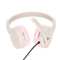 thumbnail image 3 of PC Headphone,Kids Headphone Stereo Foldable USB Wired Kids Headphone On Ear Headset Streamlined Design, 3 of 8
