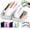 Gray, variant on Weekly Pill Organizer with 14 Coded Waterproof Pouches, Large Reusable Medicine Travel Case with Binder-Style Metal Rings,with Color-Coded Labels (Gray)