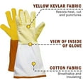 thumbnail image 2 of Suse's Kinder Welding Gloves Mig Tig Available in Sizes: XS, Small, Medium, Large, XL, 2 of 5