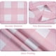 thumbnail image 4 of Mantel Kesfey a cuadros rosado/blanco, 137 x 274 cm, plástico, 8 unidades, 4 of 8