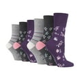 thumbnail image 1 of Gentle Grip - 6 Pairs Ladies Gentle Grip Non Elastic Socks, 1 of 2