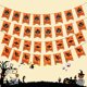 thumbnail image 4 of 1 Pieza de Halloween Banner Colgando de Tela Reutilizable Terrorífica Atmósfera Castillo BLESIY Halloween Castle Banner, 4 of 7