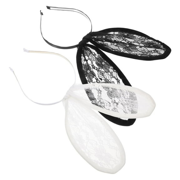 FOMIYES 2 Pcs Hairband for Girl Creative Bunny Ears Headbands for Women on New Year's Eve