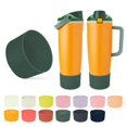 thumbnail image 1 of Bota de silicona Kaitiaki para botellas y vasos FreeSip Sway Owala de 30 oz y 40 oz, antideslizante, resistente a los arañazos, potenciador de estabilidad, disponible en 12 colores (verde bosque), 1 of 1