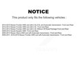 thumbnail image 2 of Kugel Front Rear Wheel Bearing & Hub Assembly Kit for Car Nissan Frontier Xterra Suzuki Equator - Left Right Side (Driver Passenger) K70-101294, 2 of 2