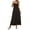 Black, variant on Luxtrada Summer Spaghetti Strap Square Neck Ruffle Long Dress Beach Sexy Backless Vacation Style Camisole Dress for Women (Black,M)