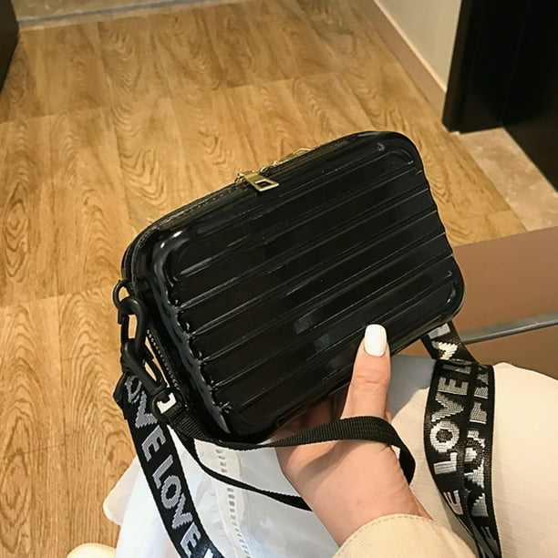 Women Mini Suitcase Shape Crossbody Bag Fashion Small Luggage Shoulder Bag Girl Bag