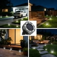 thumbnail image 6 of Solar Lights Outdoor Waterproof, LED Flat In-Ground Landscape Lights for Pathway, Garden, Yard, Patio, Driveway, Walkway, Lawn & Deck Lighting, 6 of 8