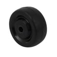 thumbnail image 4 of Unique Bargains 1.5-inch Dia Rubber Single Wheel 6mm Bore Trolley Caster Pulley Roller Black, 4 of 4