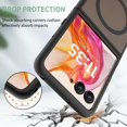 thumbnail image 5 of Dteck for Motorola Razr Ultra 2025 Magnetic Case with Screen Protector, Compatible with MagSafe, Ultra Slim Lightweight Anti Yellowing Phone Cover Durable Rugged Shockproof TPU,Black, 5 of 5