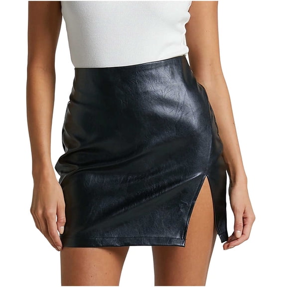 THDHVS Pencil Skirt,Fashion Skirt Women's High Waisted Stretch Fitsted Bodycon Skirt with Slit,Skirts for Women