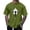 #162-Army Green, variant on Ceisia Men's Easter Cross Print Loose Soft Breathable Short Sleeve Round Neck Casual T-Shirt Army Green Gifts for Father 2X