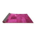 thumbnail image 2 of Ahgly Company Indoor Square Patchwork Pink Transitional Area Rugs, 5' Square, 2 of 4