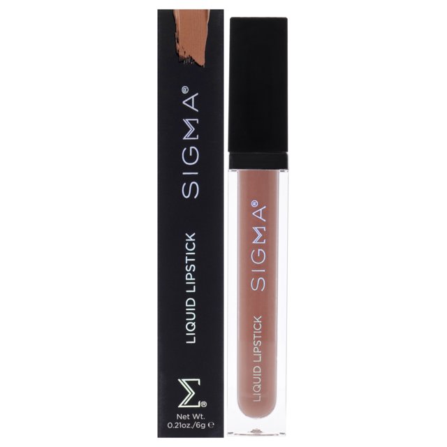 Lápiz labial líquido - Cashmere de SIGMA para mujer - Lápiz labial de 0,2 oz