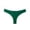Dark Green, variant on Women's Bow Front Lace Trim Low Rise Thong Panties Cotton Breathable Stretch Underwear Multi Color Pack Black XXL