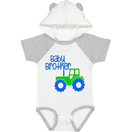 

Inktastic Baby Brother Tractor Gift Baby Boy Bodysuit