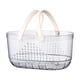 thumbnail image 2 of Transparent Plastic Carrying Basket Shower Gel Washing Basket Dormitory Student Bath Storage Basket Towel Storage Basket Solution Storage Basket, 2 of 6
