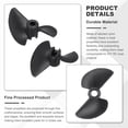 thumbnail image 3 of Uxcell 2pcs RC Boat Propeller, 2 Blades Propellers 3.17mm Hole Dia 30mm OD 1.4mm Pitch CW Clockwise Rotating Drill Propeller for RC Boat, DIY Ship Model, Black, 3 of 6
