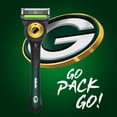 thumbnail image 2 of Gillette Labs Official Packers Licensed Razor for Men, 1 Handle, 4 Blade Refills, with Magnetic Stand, 2 of 11