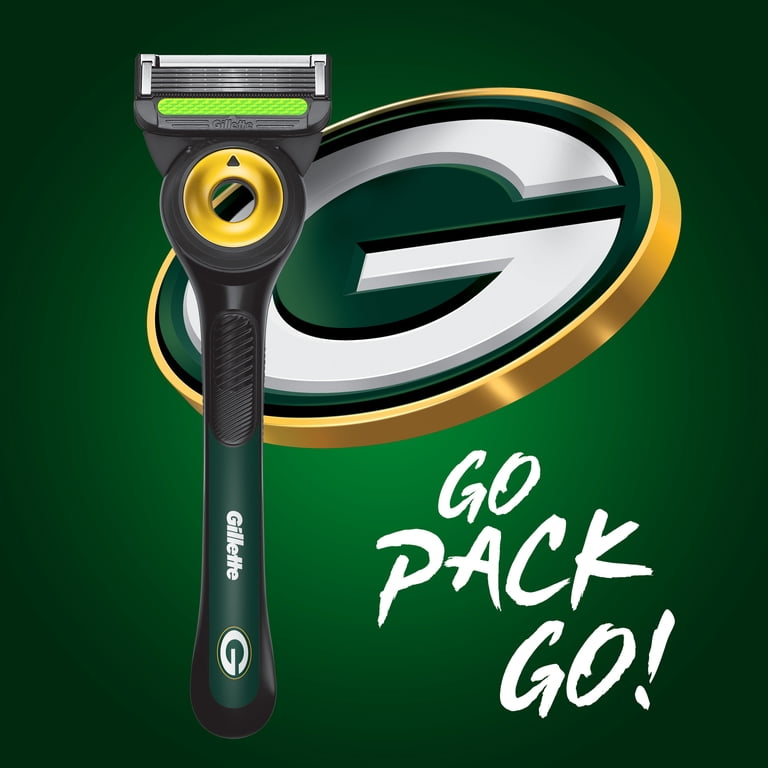 Gillette Labs Official Packers Licensed Razor for Men, 1 Handle, 1