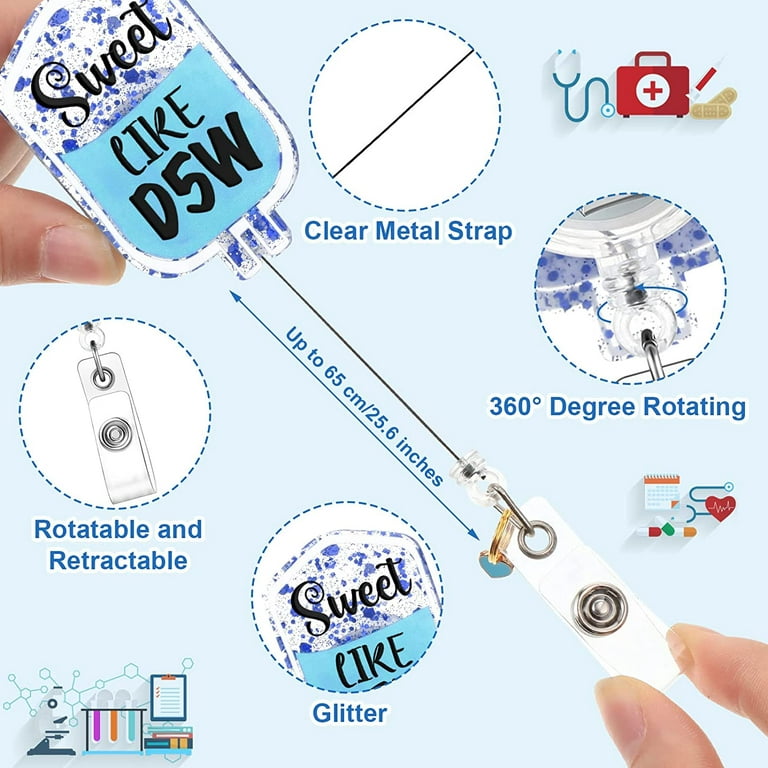 Infinity Collection It's A Beautiful Day to Save Lives - Nurse Badge Reel - Retractable ID Badge Holder - Nurse Badge - Badge Clip - Badge Reels 
